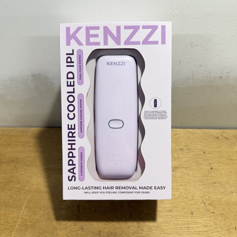 Kenzzi Sapphire Cooled IPL Handset Hair Removal Device KCA516 White New